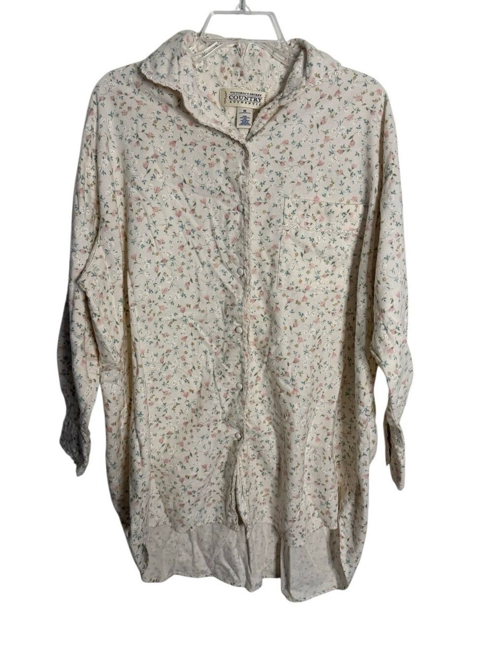 Victoria’s Secret Country Authentic Floral Prairie Cottagecore VTG Night Gown